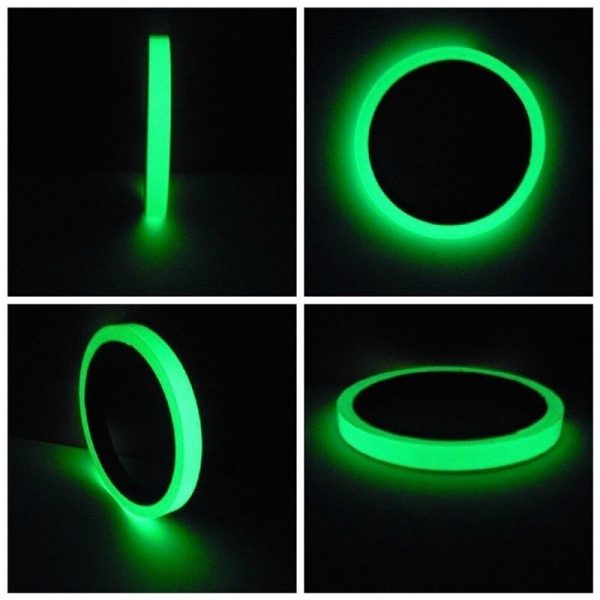 Reflective Tape Car Stickers Funny Decal DIY Light Luminous Warning Glow Dark Night Tapes Sticker Safety Car-covers Accessories 2