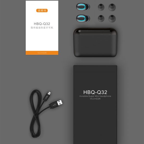 Bluetooth 5.0 Earphones TWS Wireless Headphones Blutooth Earphone Handsfree Headphone Sports Earbuds Gaming Headset Phone PK HBQ 5