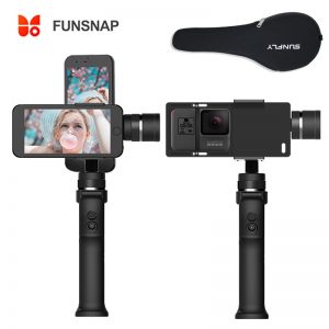 Funsnap Capture 3 Axis Handheld Phone Gimbal Stabilizer for iPhone X 8 7 Plus Samsung S8 Piexl Gopro Hero 7 6 5 Yi Sjam EKEN H9