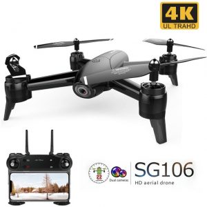 SG106 RC Drone Optical Flow 1080P 720P 4K HD Dual Camera Real Time Aerial Video RC Quadcopter Aircraft Positioning RTF Toys Kid