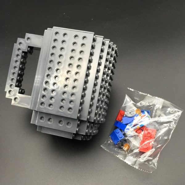Build-On Brick Mug DIY Bulding Blocks Coffee Mugs 350 ml Creative Drinkware BPA Free  mug Birthday Gifts Tazas  1