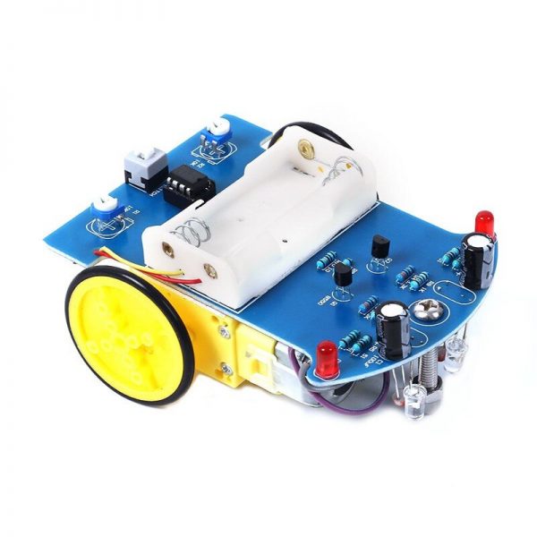 D2-1 DIY Kit Intelligent Tracking Line Smart Car Kit TT Motor Electronic DIY Kit Smart Patrol Automobile Parts DIY Electronic 3