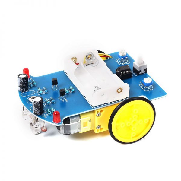 D2-1 DIY Kit Intelligent Tracking Line Smart Car Kit TT Motor Electronic DIY Kit Smart Patrol Automobile Parts DIY Electronic 2